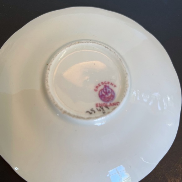 Set of Two Demitasse Cups and Saucers Crescent and Sons England - Picture 12 of 13